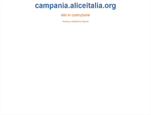 Tablet Screenshot of campania.aliceitalia.org